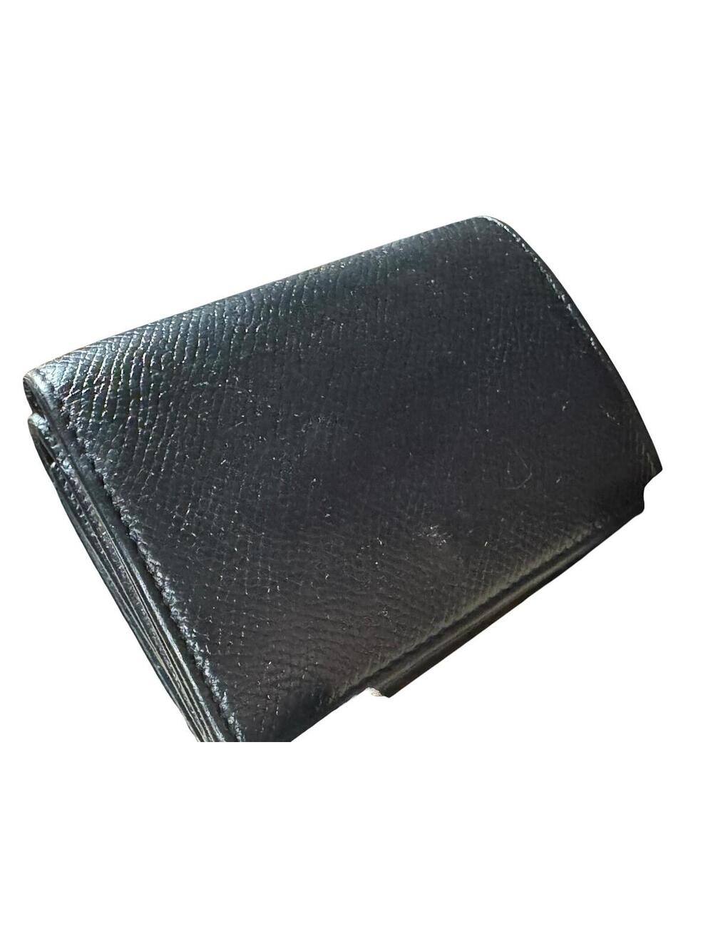 Balenciaga Classic Black Leather Wallet for Men - Picture 2 of 9